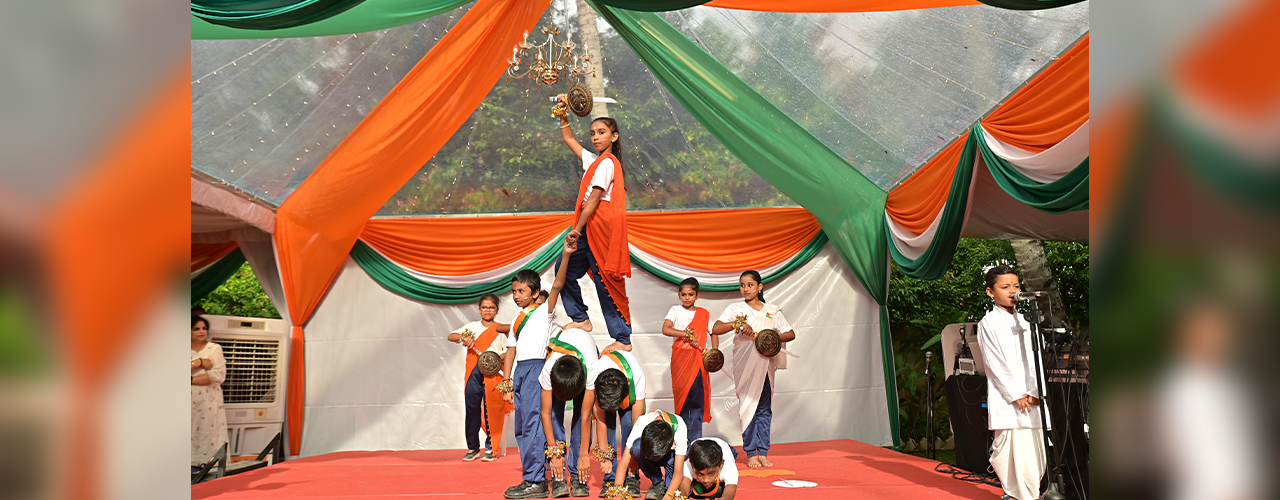 Patriotic performances by students and community groups marked the cultural segment on 79th Independence Day celebrations at India House.